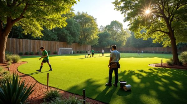 Aménager un terrain de foot extérieur durable : revêtements et budget