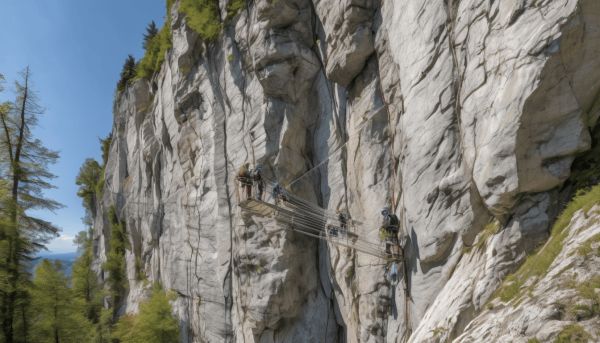 Parcours aérien de via ferrata Jules Carret à Saint-Jean-d’Arvey
