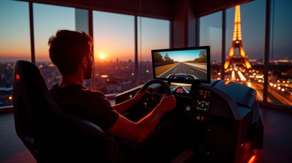 Sim racing à Paris : l'expérience de pilotage sur simulateur