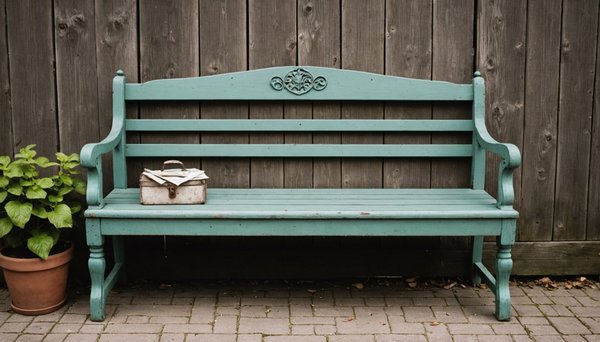 Banc vestiaire vintage : charme et fonctionnalité réunis
